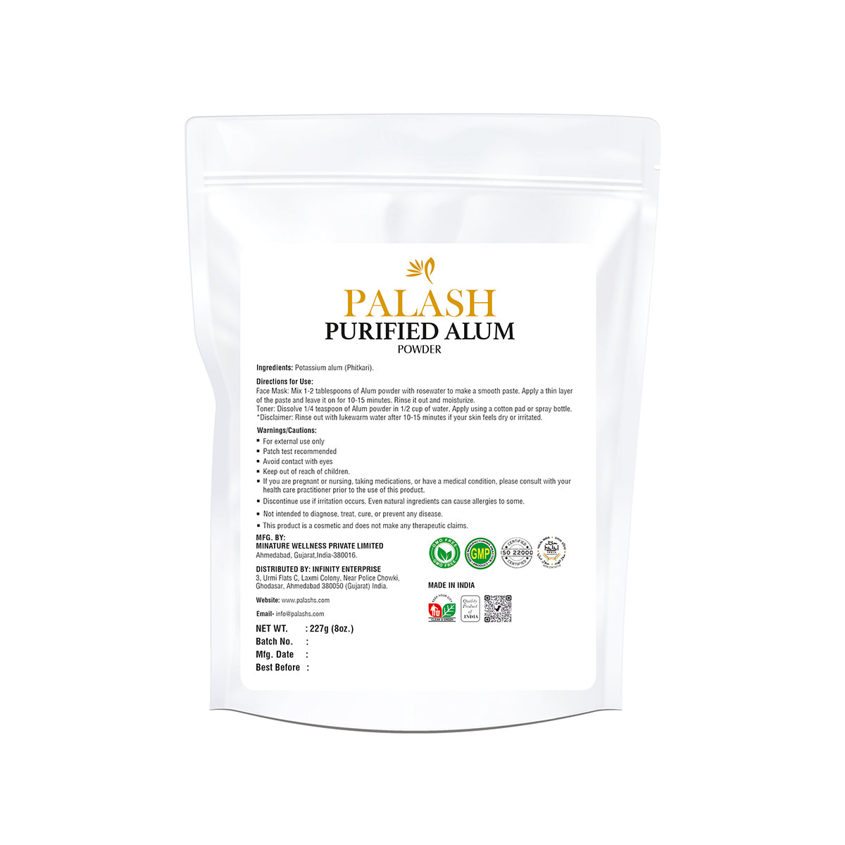 Purified Alum Powder